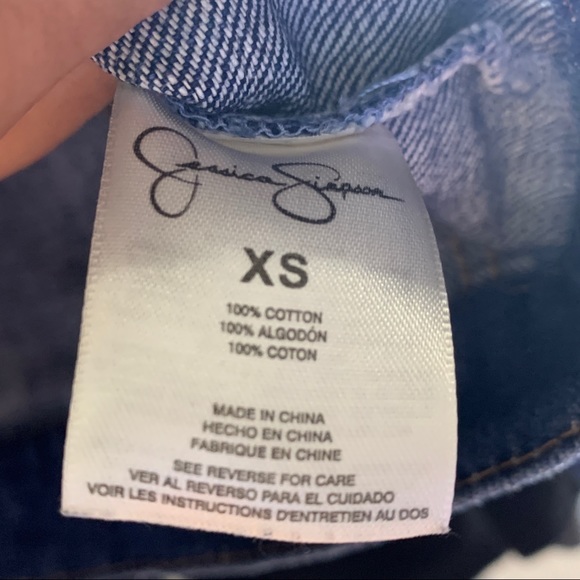 Jessica Simpson- Denim Jacket size X-Small - Picture 9 of 9
